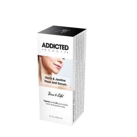 Addicted Beauty Neck and Jawline Mask & Serum