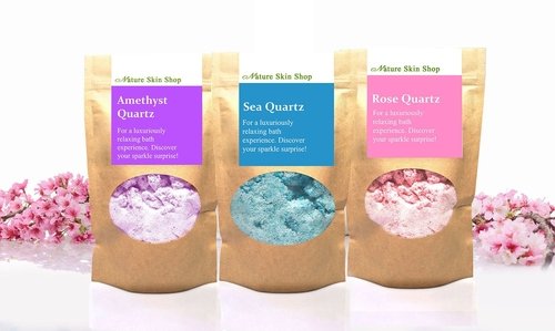 Amethyst Foaming Bath Soak with hidden bracelet ā fizzy bath fun šāØ - Image 3