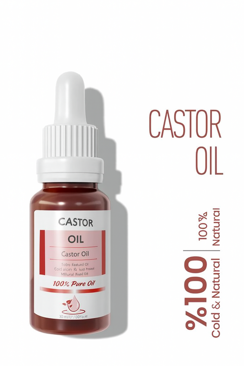 Castor Oil 100% Pure & Natural 🧴 Cold-Pressed • 20 ml ✨