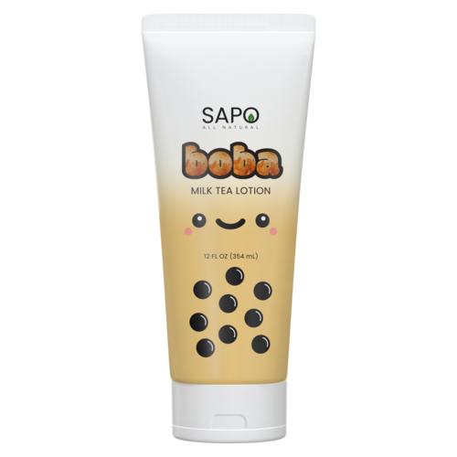 Sapo Boba Milk Tea Body Lotion – Hydrating Moisturizer with Aloe,