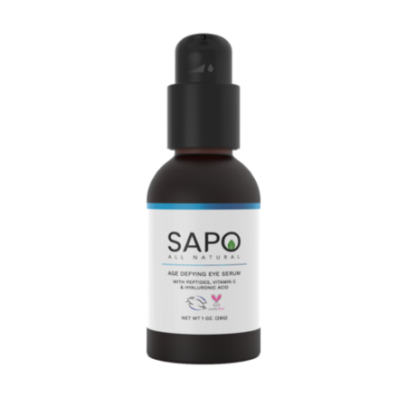 Sapo Eye Serum – Peptide Eye Gel with Hyaluronic Acid, Vitamin C and