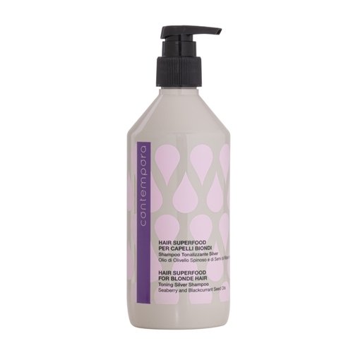 Contempora Hair Superfood Silver Shampoo 500ml βοΈπβ¨ Tones & nourishes hair πΏπ«