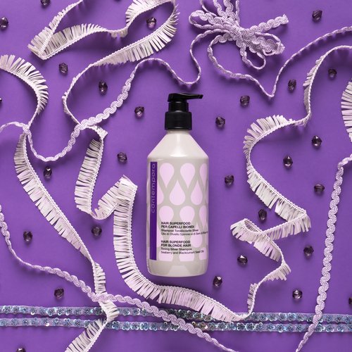 Contempora Hair Superfood Silver Shampoo 500ml βοΈπβ¨ Tones & nourishes hair πΏπ« - Image 2