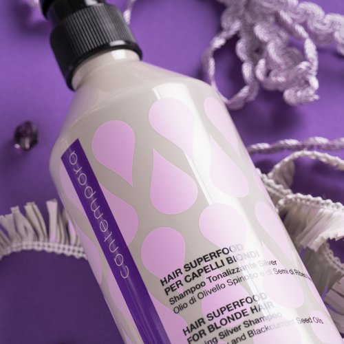 Contempora Hair Superfood Silver Shampoo 500ml βοΈπβ¨ Tones & nourishes hair πΏπ« - Image 4