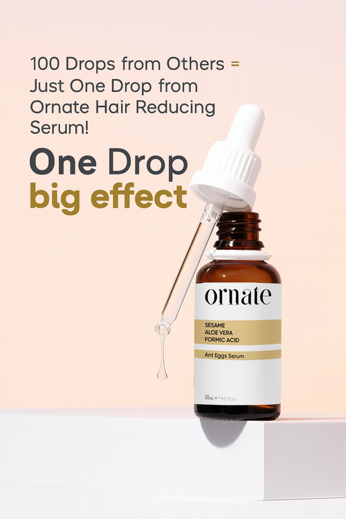 Reduces hair growth, soothes skin with aloe & formic acid ✨🌿