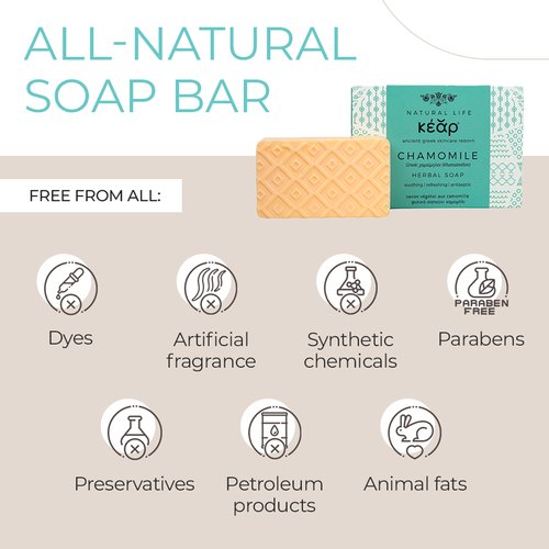 Kear Chamomile Herbal Soap Pack of Two: Gentle Cleanse & Natural Glow - Image 6