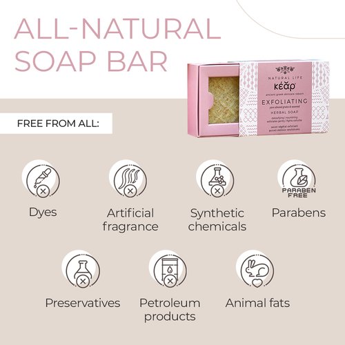 Kear Exfoliating Soap Duo : Detoxify, Rejuvenate & Glow Naturally - Image 3
