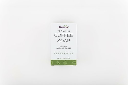 Peppermint - Premium Coffee Soap Bar - Image 3