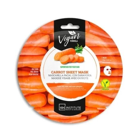 IDC Institute Vegan Grated Carrot Facial Mask 🥕🌿💧 25g ✨