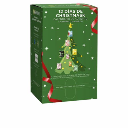Facial Mask Garnier Advent Calendar Set 🎄✨ 12 skincare treats for glowing, refreshed, and nourished skin every day 🌿💧🛁