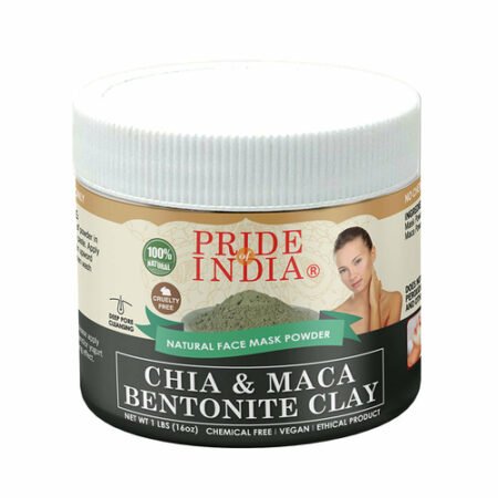 Chia & Maca Bentonite Clay Mask 🌿 Healing, Firming & Detoxifying Face Powder ✨ 1lb