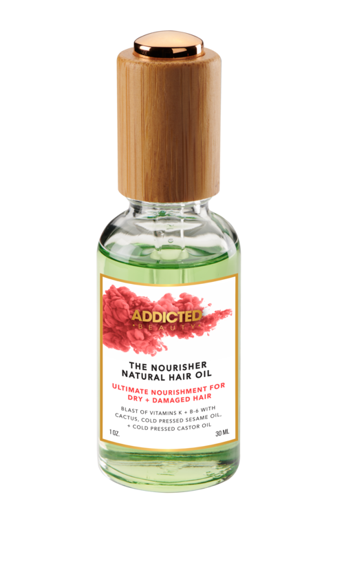 šµ Addicted Beauty Natural Cactus Nourishing Hair Oil ⨠deeply hydrates, strengthens roots
