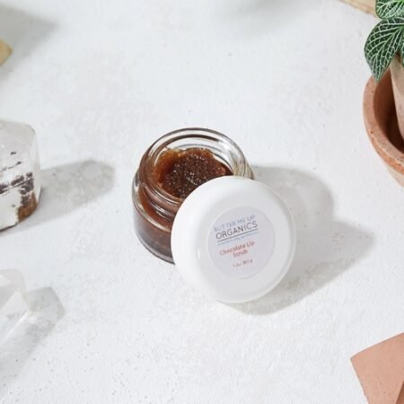 Organic Chocolate Lip Scrub for Flaky, Chapped Lips  💋✨