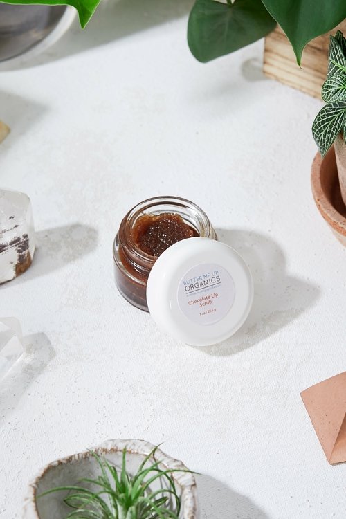 Organic Chocolate Lip Scrub for Flaky, Chapped Lips šāØ