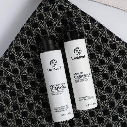 π Nordic Cotton Hair Care Set β Gentle, Nourishing & Vegan π± - Image 2