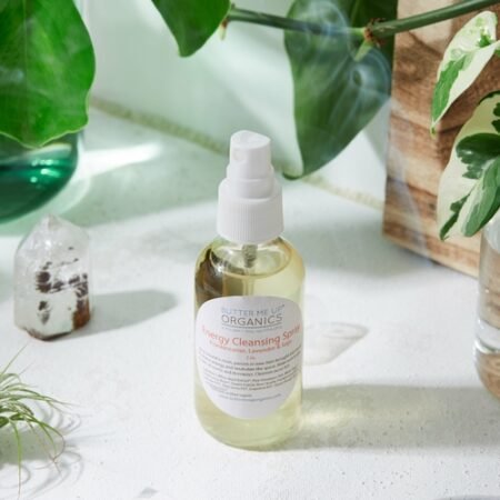 Organic Energy Cleansing Spray 🌿✨ Smudge, purify & uplift your space 💎🕊️ Refresh your aura with crystals & essential oils 🌸🧂