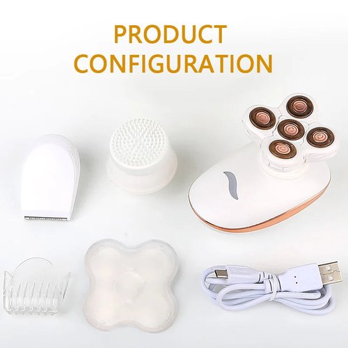 3 In 1 Lady Electric Shaver Painless Electric Hair Removal for Women - Image 3