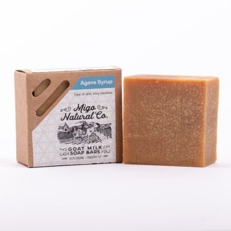 🍯🐐 Agave Syrup & Goat Milk Soap Bar – Face & Body 🌿 Treat your skin to the ultimate natural indulgence with our Agave Syrup & Goat Milk Soap Bar. Crafted for sensitive and delicate skin, this luxurious soap combines the nourishing properties of creamy goat milk with the natural sweetness and hydration of agave syrup. Goat milk is rich in vitamins and minerals that help restore and maintain your skin’s natural barrier, while agave syrup provides antioxidant and moisturizing benefits that leave your skin soft, smooth, and radiant. Perfect for face and body use, this soap gently cleanses without stripping away essential oils, making it ideal for extremely sensitive or dry skin. It also helps rejuvenate and firm the skin while contributing to overall relaxation and wellness. The natural ingredients work together to calm irritation, soothe redness, and restore elasticity, giving your skin a youthful, healthy glow. ✨ Benefits: Deeply nourishes and hydrates the skin 🌸 Helps rejuvenate, firm, and soften 🪷 Gentle enough for sensitive or irritated skin 🌿 Promotes relaxation and a calming skincare ritual 😌 Suitable for daily use on both face and body 💧 📝 Key Ingredients: Goat Milk – rich in vitamins A, B, C & E, restores skin balance Agave Syrup – natural humectant, locks in moisture, antioxidant-rich Organic Oils – nourish and protect the skin Essential Oils – provide subtle fragrance and additional skin benefits 🌿 Why You’ll Love It: Handcrafted with care, our Agave Syrup & Goat Milk Soap Bar combines nature’s best ingredients to give your skin a spa-like experience every day. Perfect for gifting or self-care, it leaves your skin feeling soft, smooth, and deeply nourished.