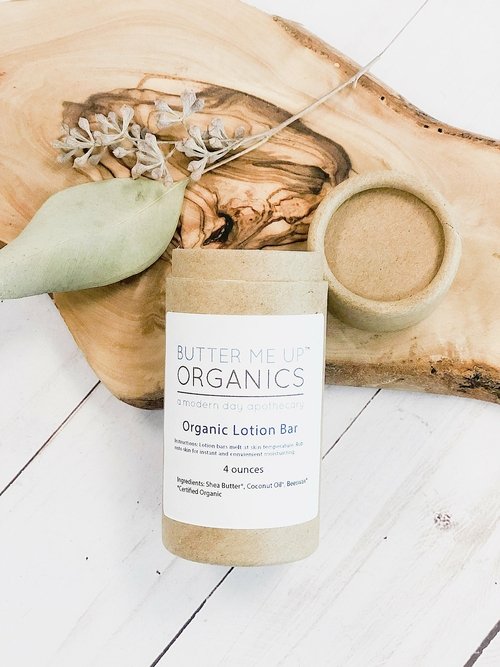 🌿 Organic Lotion Bar – Shea Butter & Coconut Oil 🥥✨