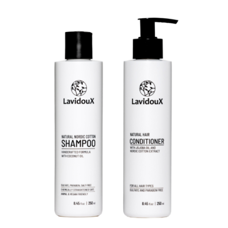๐ Nordic Cotton Hair Care Set โ Gentle, Nourishing & Vegan ๐ฑ