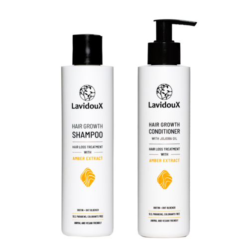 Hair Growth Shampoo & Conditioner Set š Boosts growth, prevents hair loss šæ Strong, healthy, shiny hair āØ