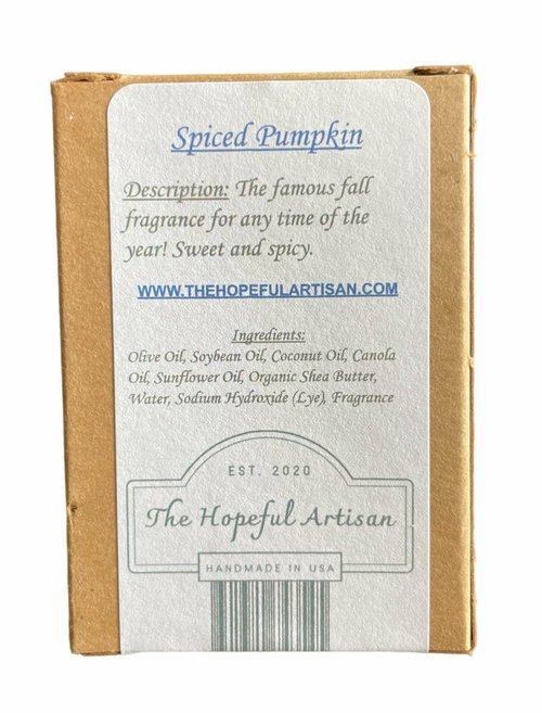 Spiced Pumpkin Soap πβ¨ Sweet & spicy autumn vibes, nourishes skin with natural oils for a cozy, luxurious cleanse πΏπ - Image 2