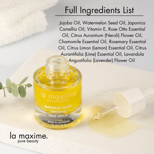 MAXIMUM GLOW ORGANIC FACE SERUM - Image 5