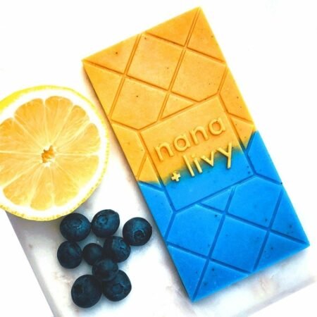 Blueberry Lemonade Choco Soap – Sweet, Fresh & Delightful