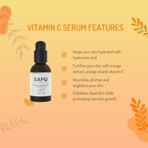 Sapo Vitamin C Serum β Brightening Face Serum with Sodium Ascorbyl - Image 5
