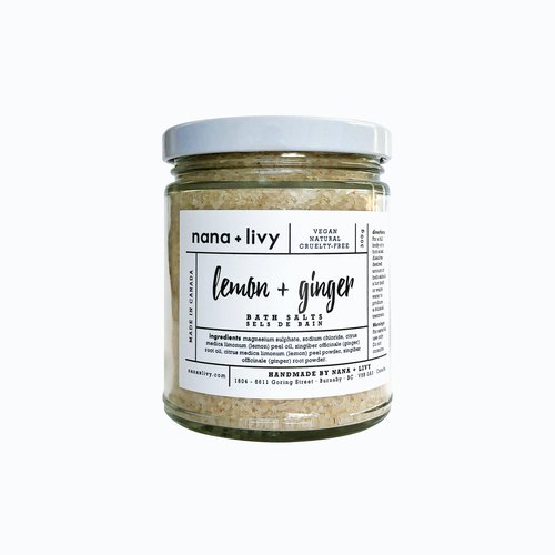Lemon + Ginger Bath Salts ππ§ β Relax, Detox - Image 2