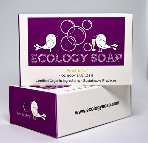 Ecology Soap Amaretto Body Bar šæ Cinnamon, almond, organic & cruelty-free