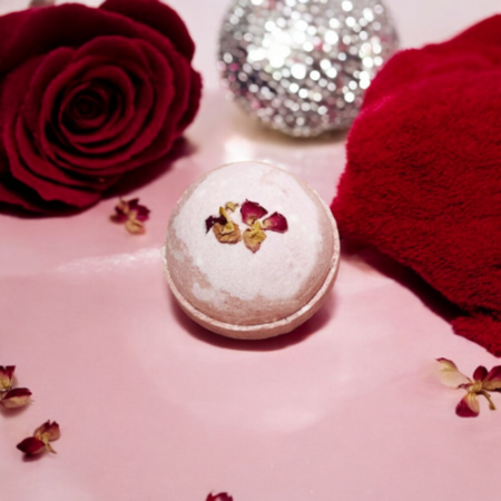 🌹 Wild Rose Bath Bomb 🛁✨ 8oz of soothing, fragrant, skin-loving luxury 🌿 Perfect for relaxation, self-care & gifting 🎁