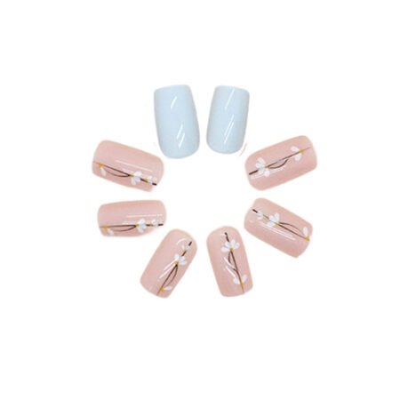 💅 Press-On Nails Kit – Reusable Tips, Glue & Gel Stickers ✨
