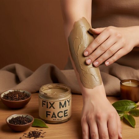 🌿 Fix My Face Tea Tree Mask 🍃 Purifies, soothes & refreshes oily, acne-prone skin ✨