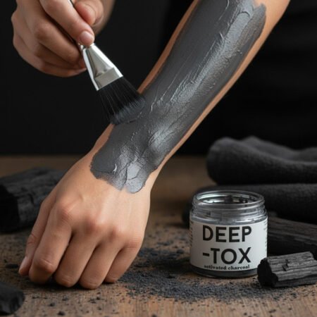 Deeptox Charcoal Mask 🌿 Detox, hydrate & soothe skin naturally ✨
