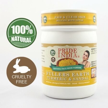 Face Glow ✨ Fuller’s Earth 🌿 w/ Turmeric 🌼 & Sandalwood 🪵 – 12 Individual Packs 🎁