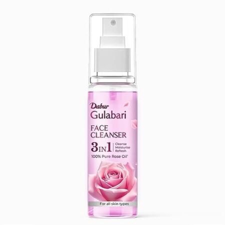 Dabur Gulabari Rose Glow Face Cleanser – gentle, hydrating, and refreshing.