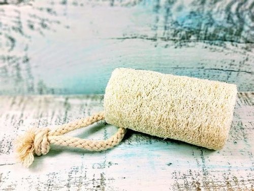 Organic Natural 4" Loofah, loofa, luffa, vegan - Image 3
