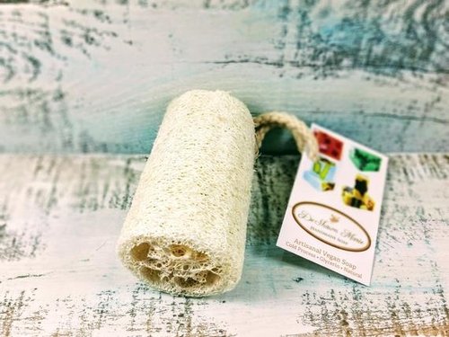 Organic Natural 4" Loofah, loofa, luffa, vegan - Image 4
