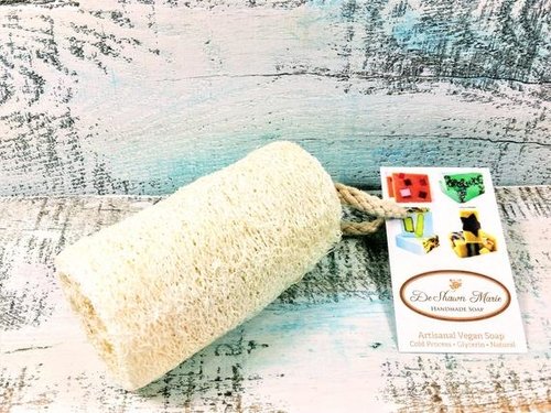 Organic Natural 4" Loofah, loofa, luffa, vegan - Image 2
