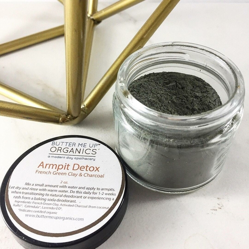 Armpit Detox Mask 🌿 Natural Detox for Underarms | Charcoal, Clay & Herbs - Image 3