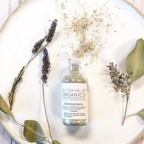 Cleansing Grains šæ Organic Face Scrub & Exfoliant šø Gently detoxifies, softens & nourishes skin for a healthy, radiant glow ⨠- Image 3