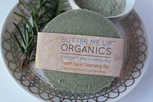 Face Wash Facial Cleansing Bar with French Green Sea Clay - Image 2