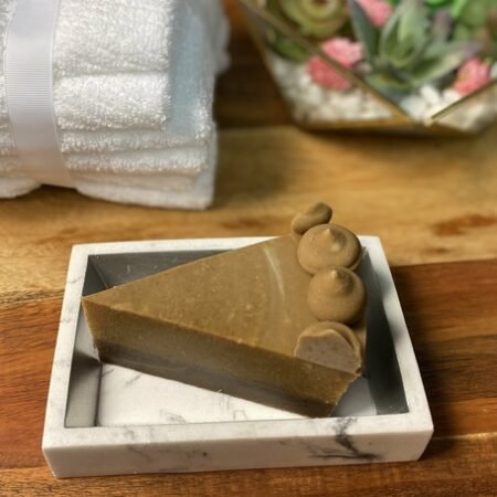 Goat’s Milk 🐐 Pumpkin Soap 🎃🧼 – Creamy & Silky ✨ ✅