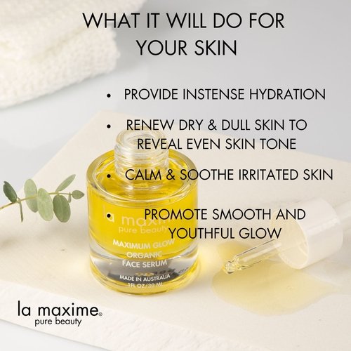 MAXIMUM GLOW ORGANIC FACE SERUM - Image 3