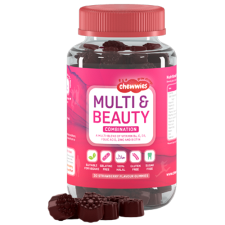 🍓 Vegan Hair, Skin & Nail Gummies 🌿 boosts beauty, health & glow ✨